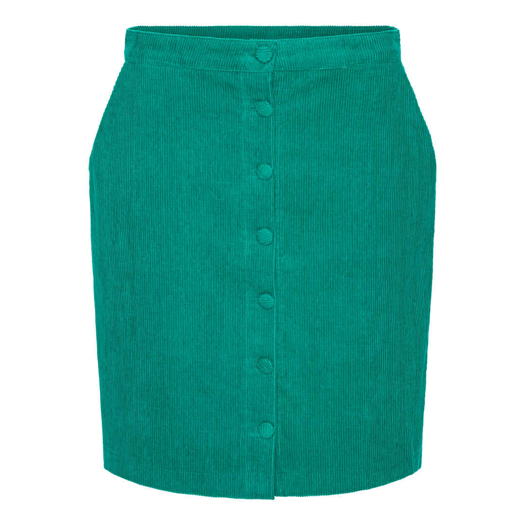Lily Skirt - Emerald Green Corduroy