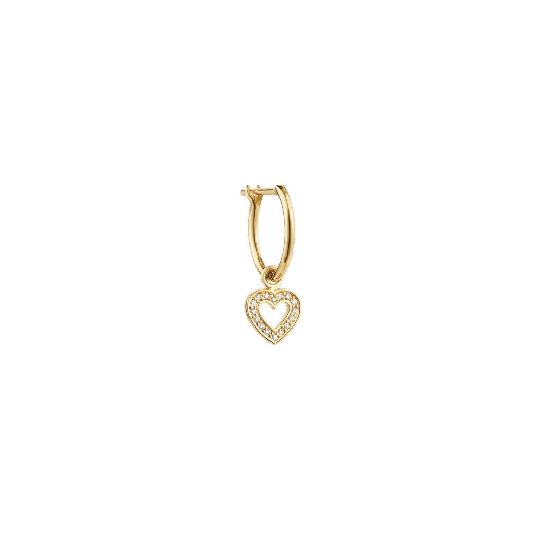 Lettre de Mini Coeur - Earring