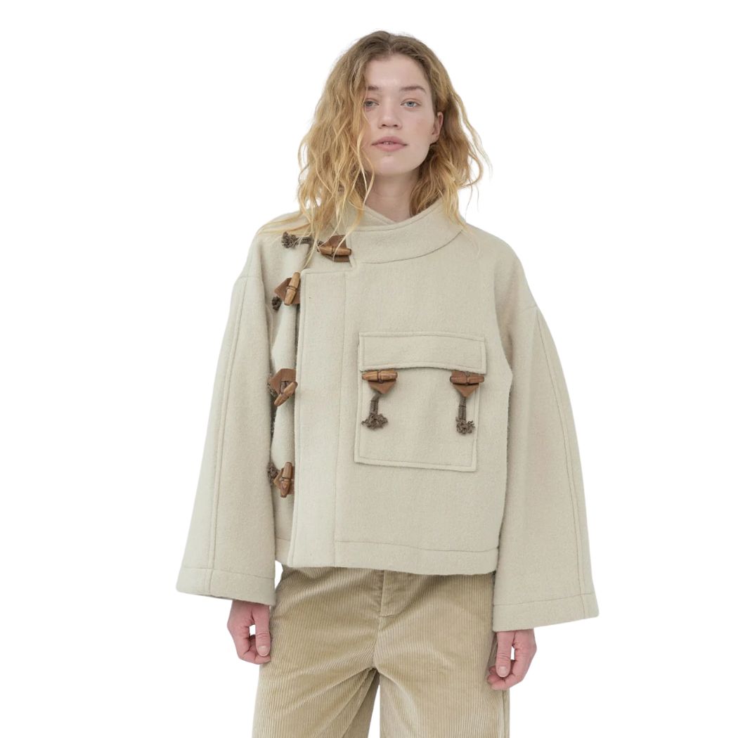 Klippan Boiled Wool Jacket - Oatmeal