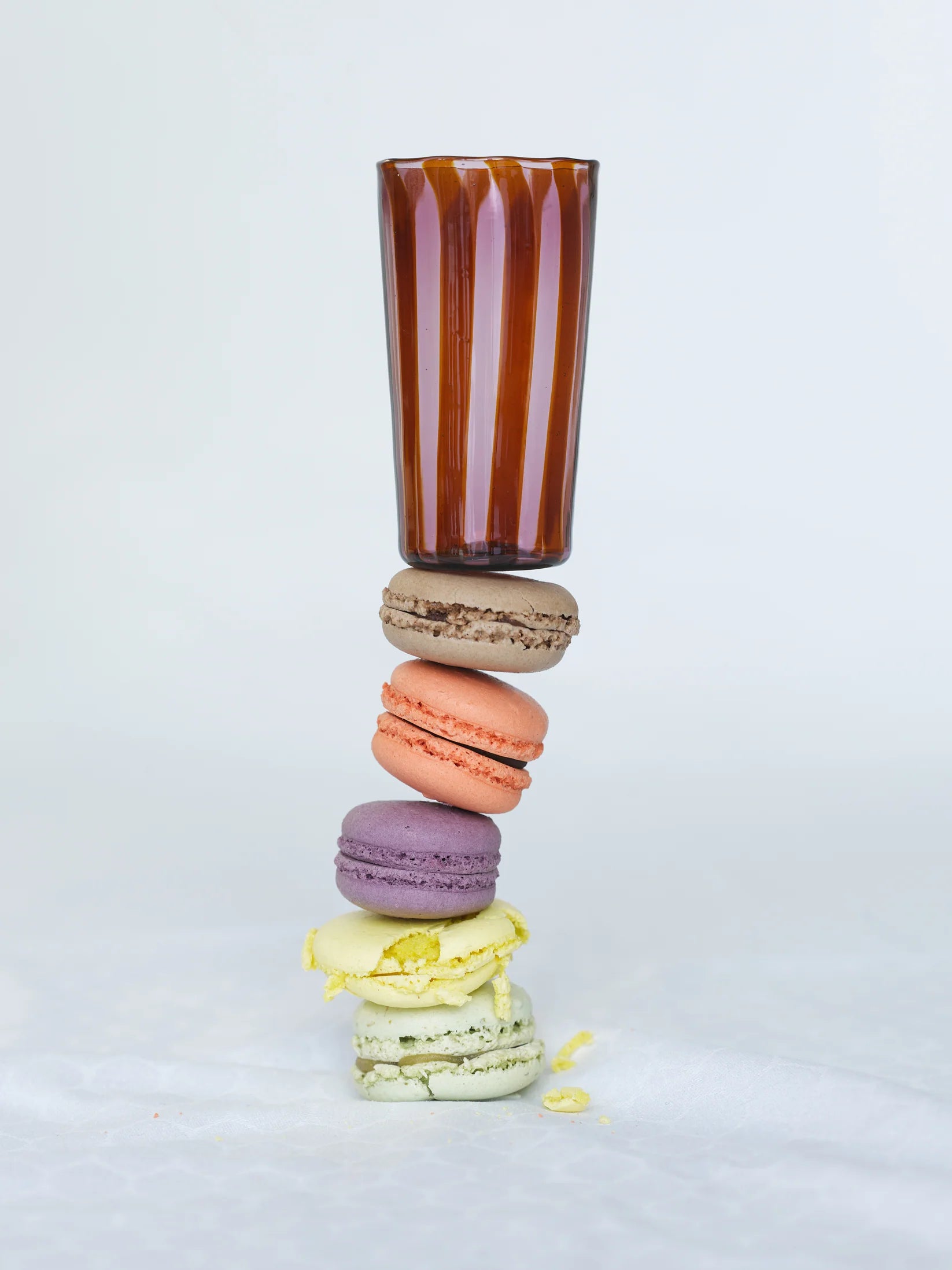 Augusta glass small - Hazel/Ametyst