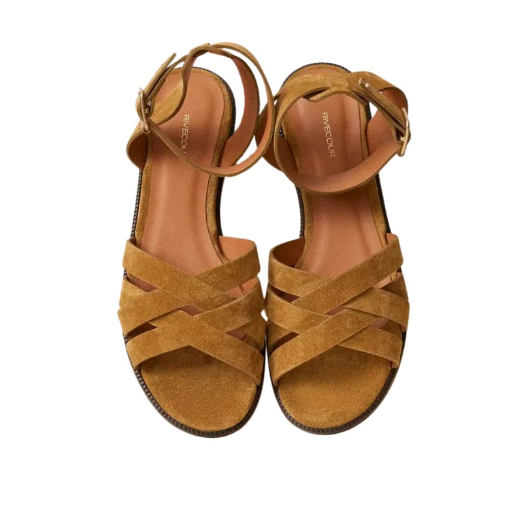 Sandaler no.203 - Suede Ecorce