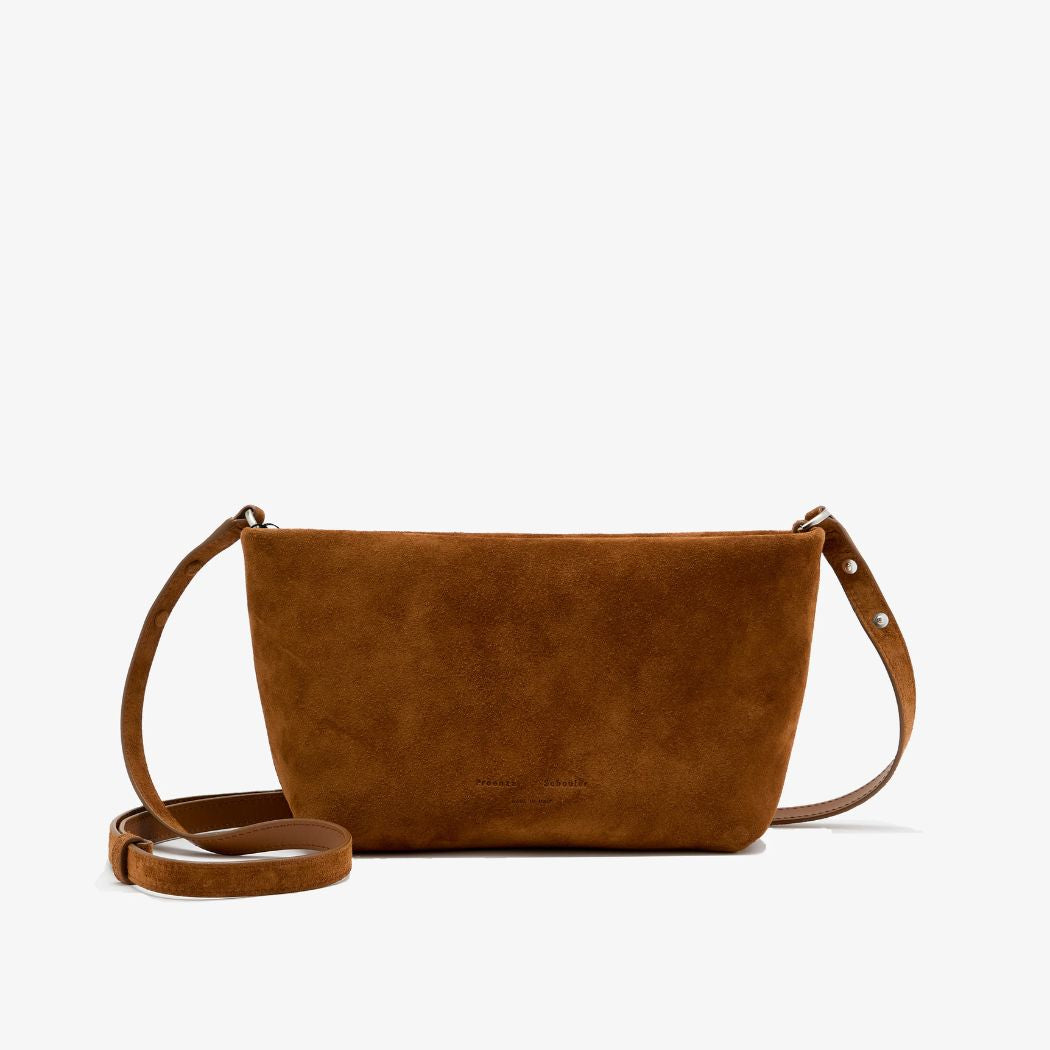 Suede Bond Bag - Saddle