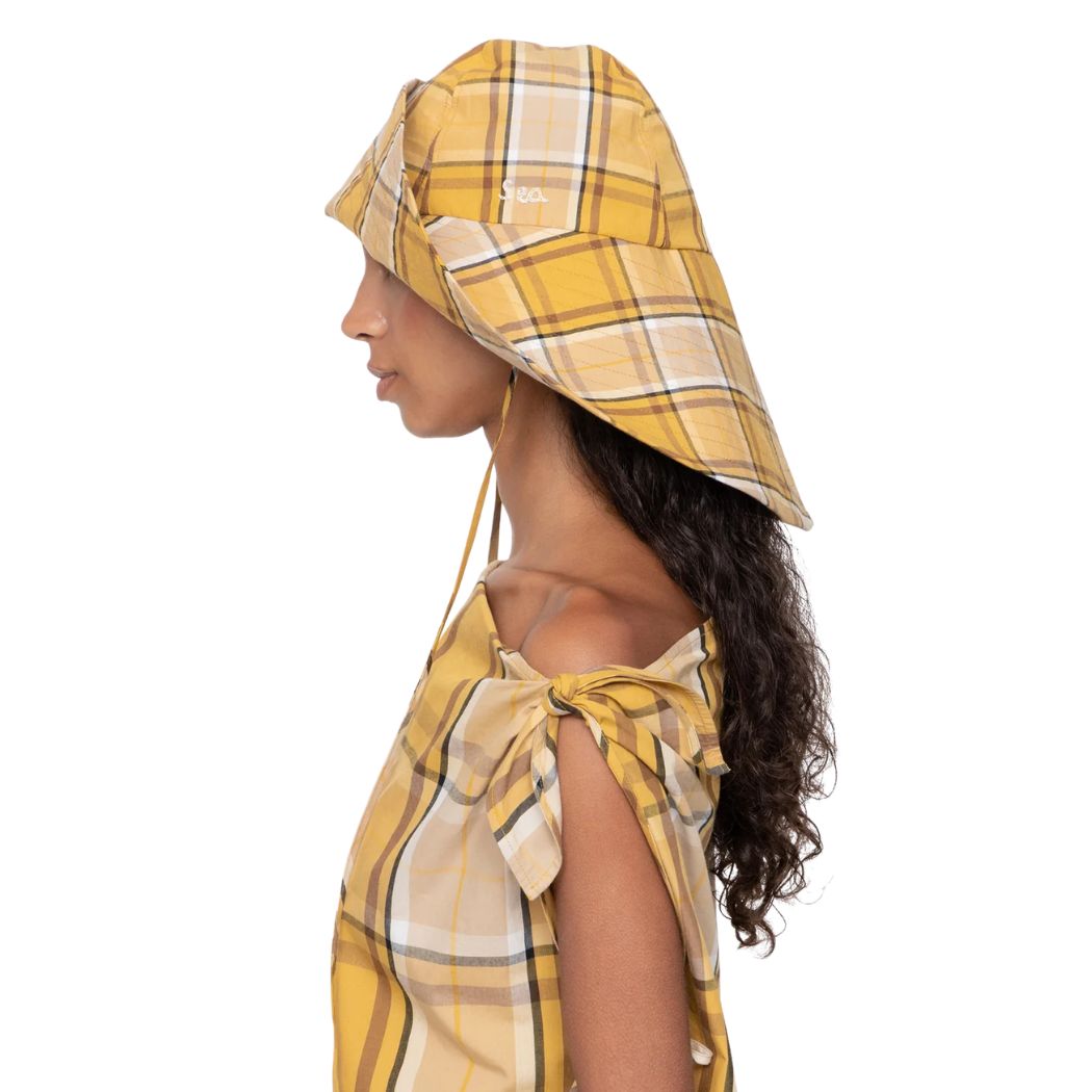 Copeland Plaid Hat - Yellow
