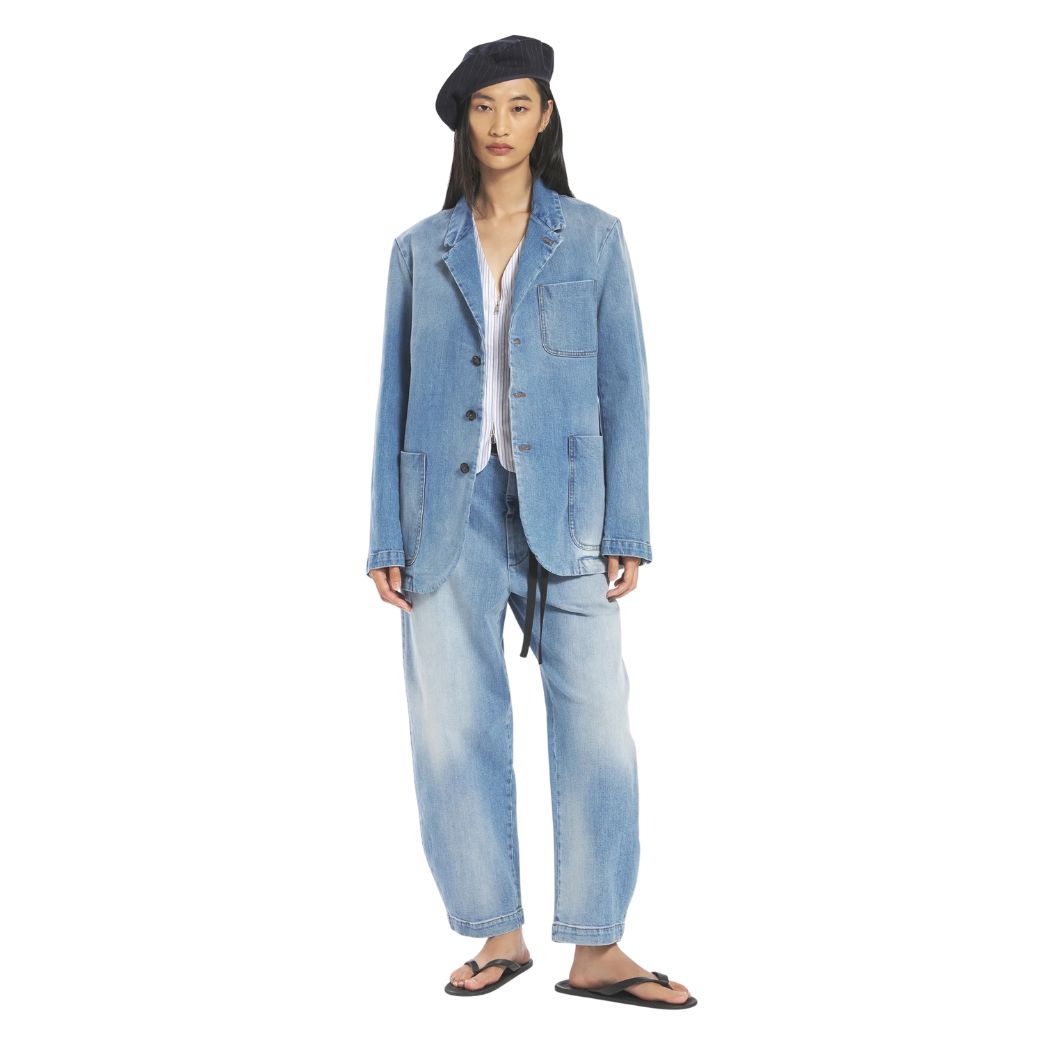 Blazer - Silvano Paro Cielo - Denim Blå