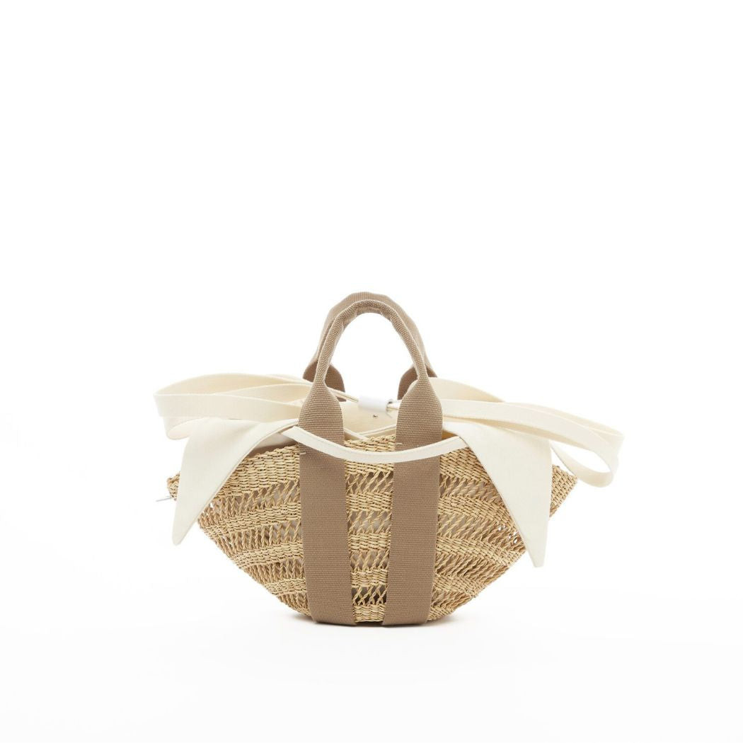 Mini Sophie Lace - Natural x Beige Handle