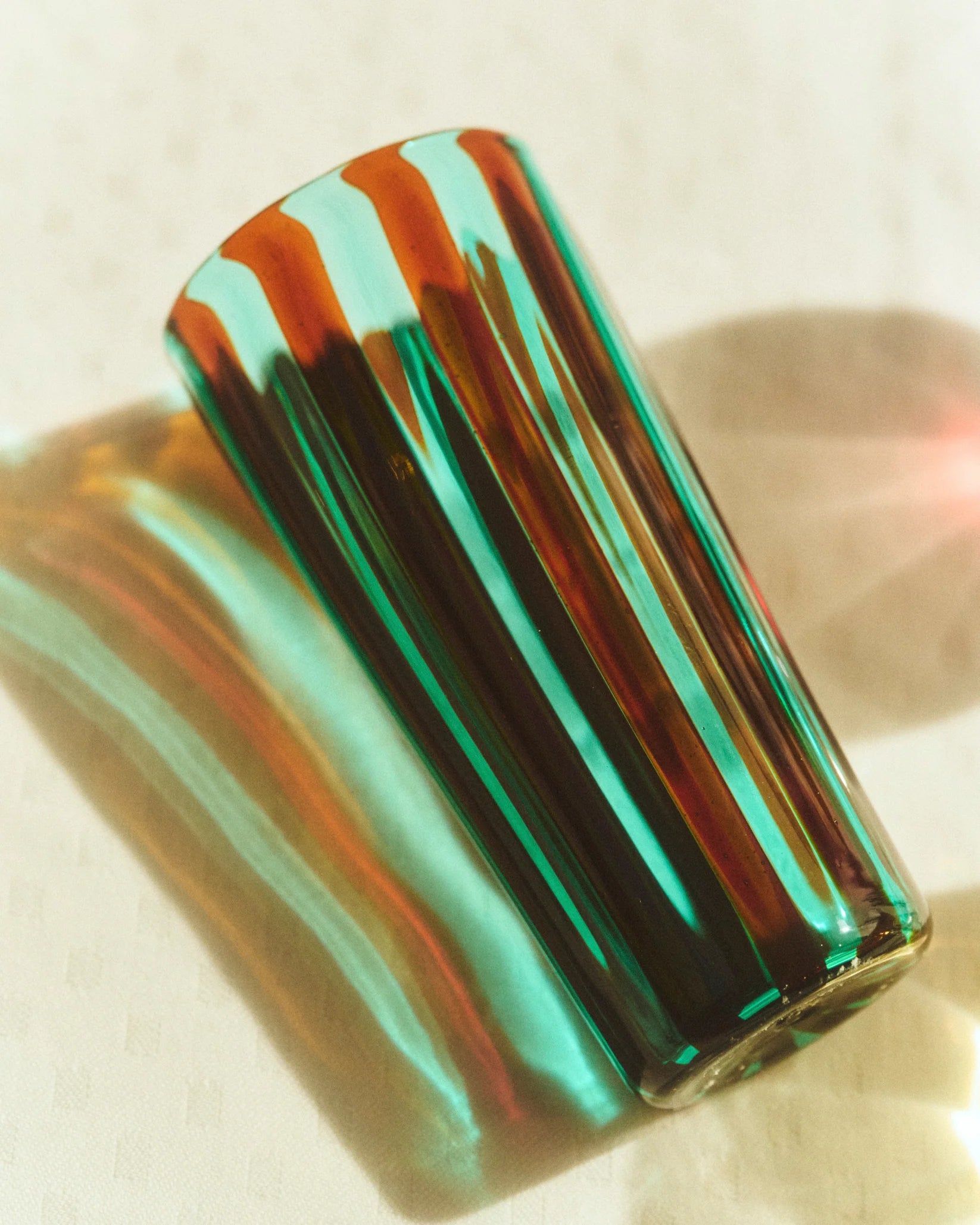 Augusta glass Large- Aquamarine/Hazel