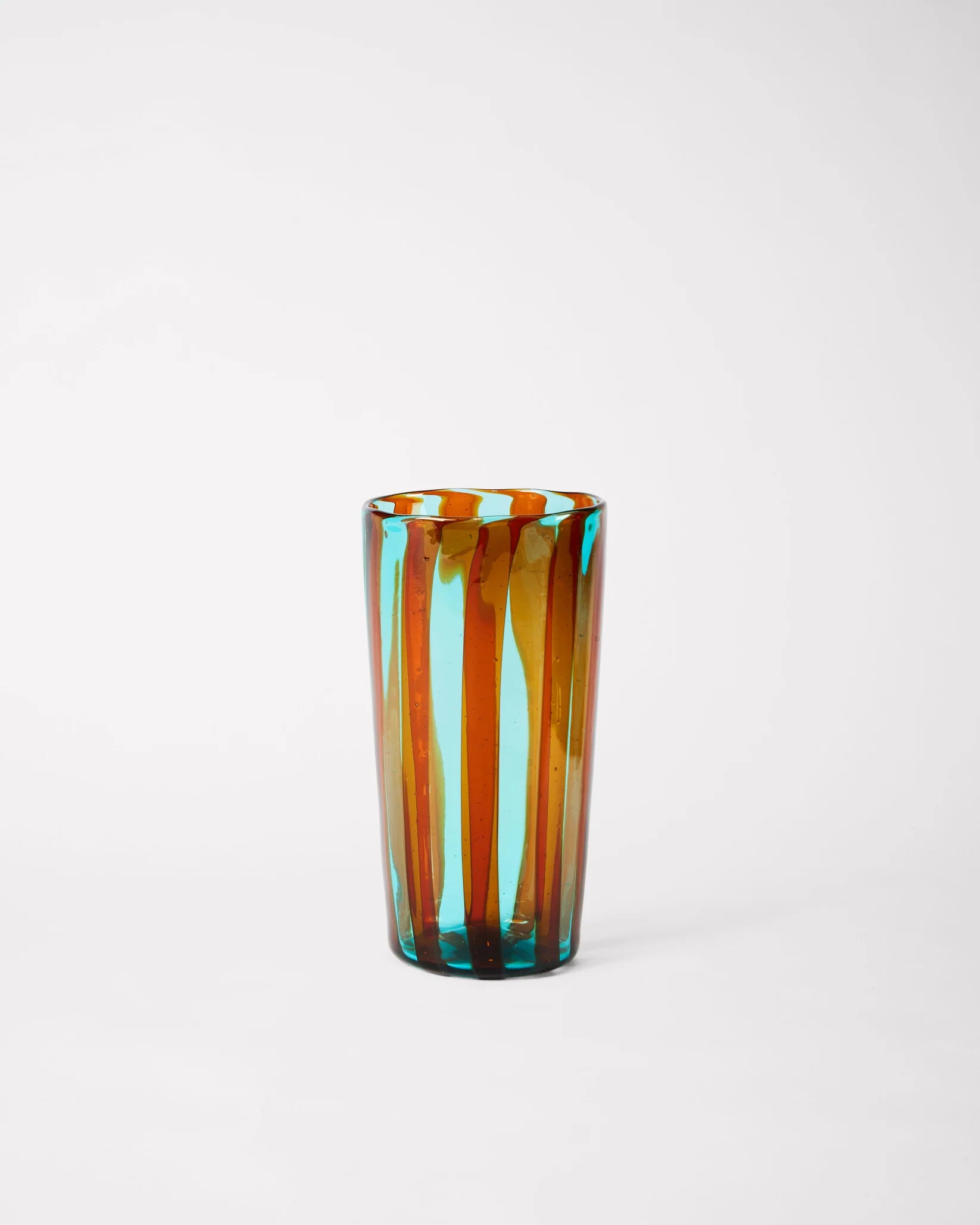 Augusta glass small - Aquamarine/Hazel