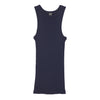 Americana Cotton Tank Top 7165 - høj udskæring - Deep Blue