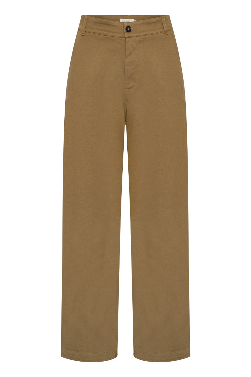 Trousers Franchina Rovato Woven - Mastic