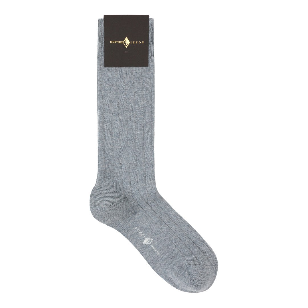 Boston Cotton Strømper - Col 104 - Sky (Unisex str.40-45)