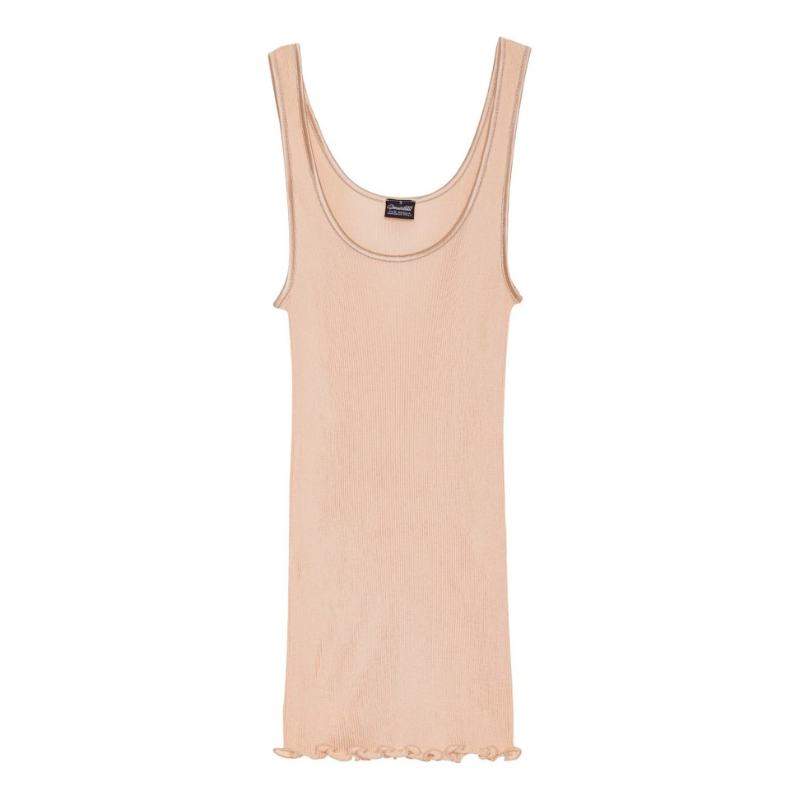 Cami cotton lisle rib 3100 - Powder Beige