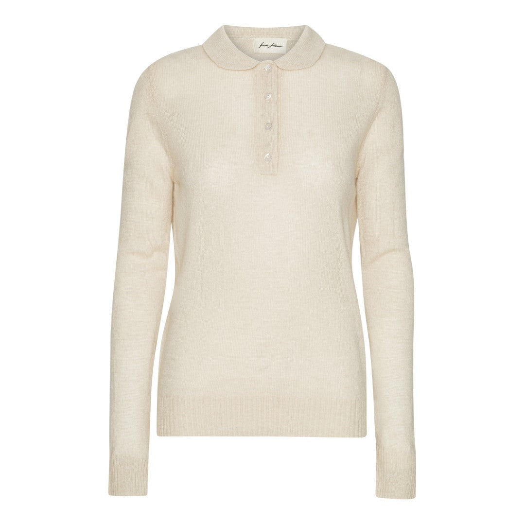 Cashmere Polo - Sand