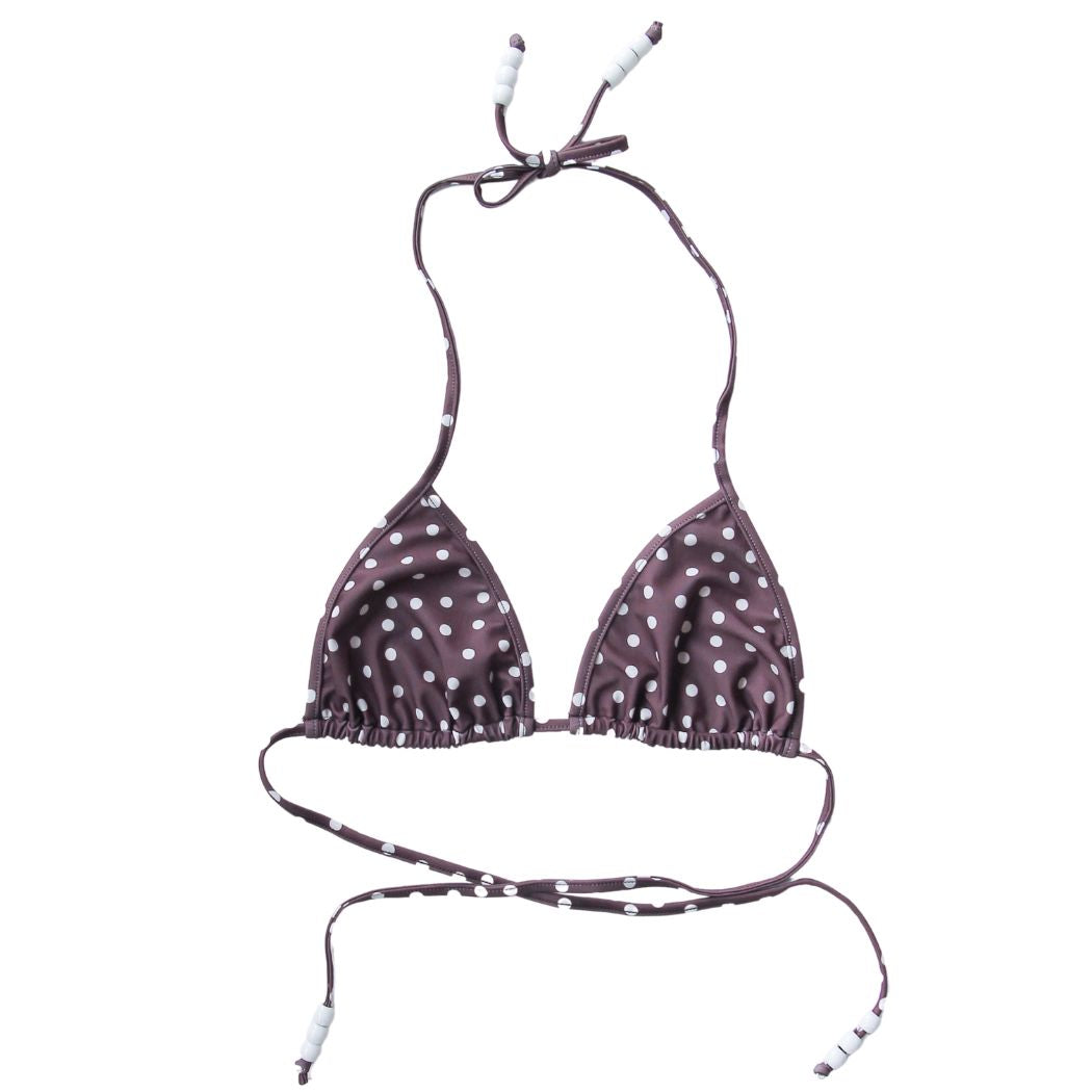 Daphne Bikinitop - Brown w. Dot