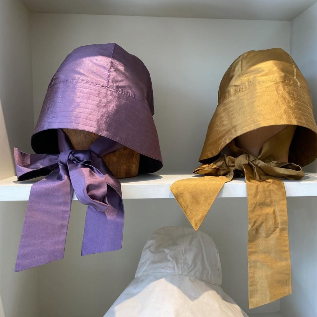 Silk Dupion Sailor Hat - Blomme