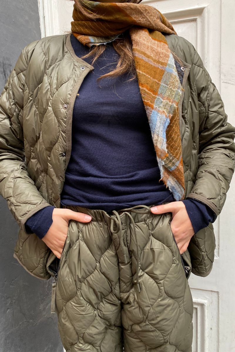 Military Down Pants - Dark Olive