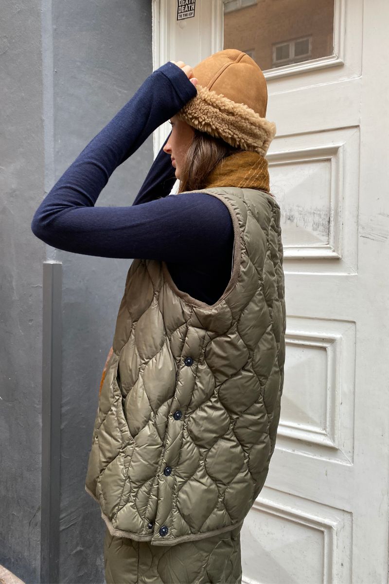 Military Crew Neck Dunvest - Dark Olive