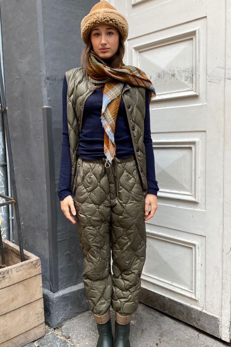 Military Down Bukser - Dark Olive