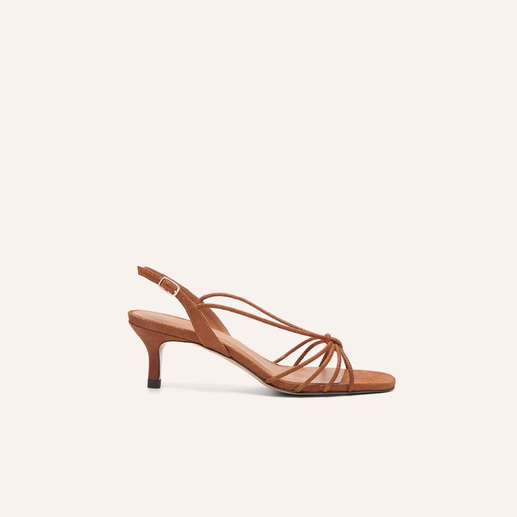 Sandaler no.470 - Lizard Cognac