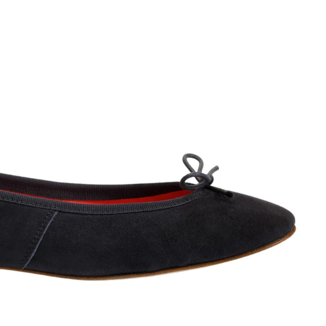 Capri Suede Ballerinasko - Nero