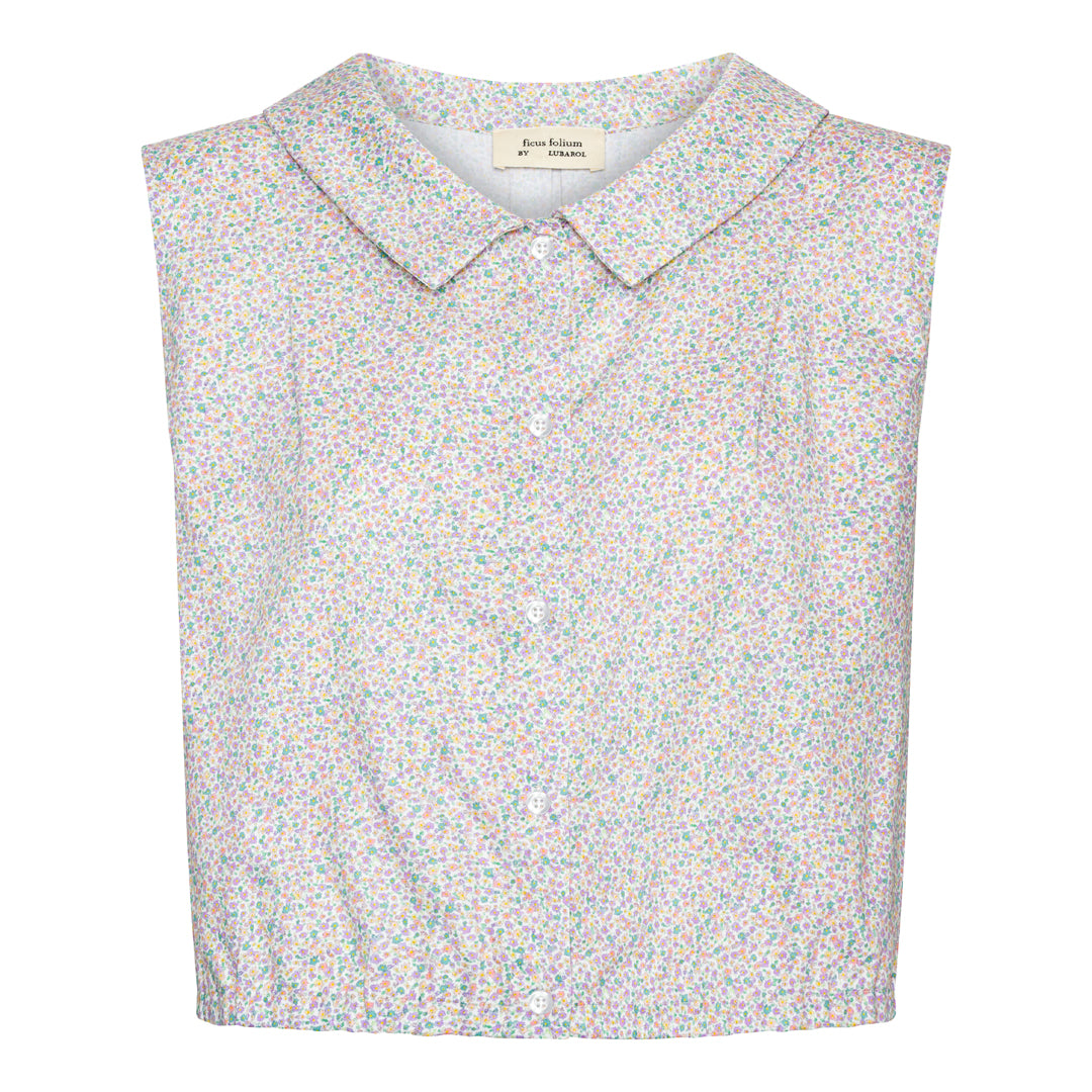 Trouville Top - Small Flower Summerday