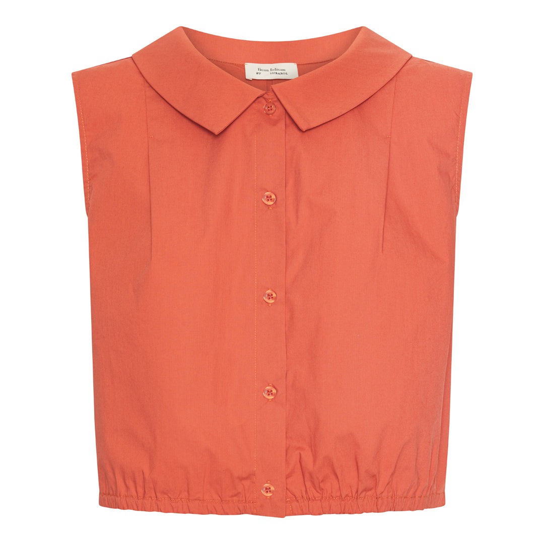 Trouville Top - Burnt Sienna