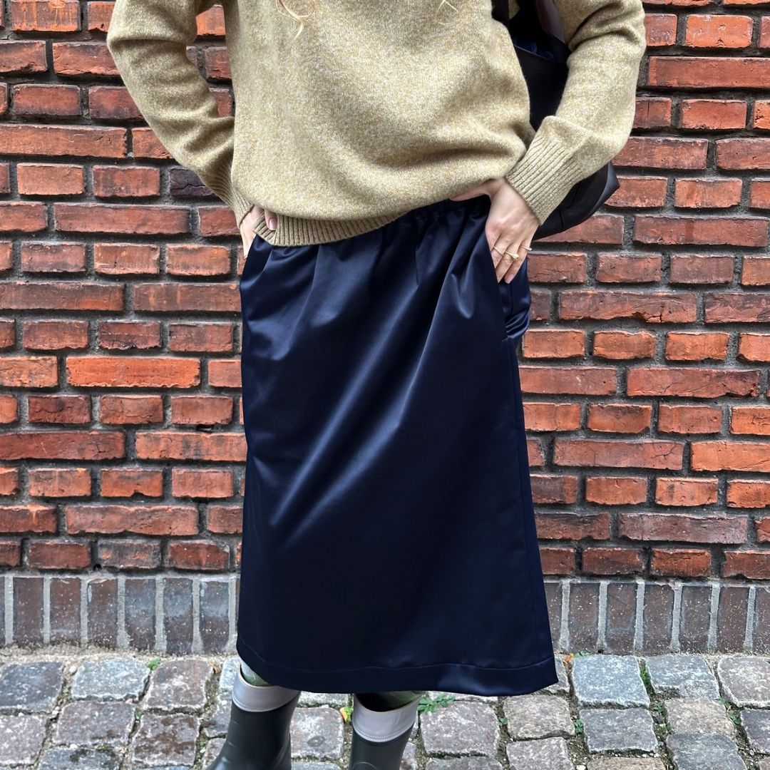 Harper Skirt - Navy Blue