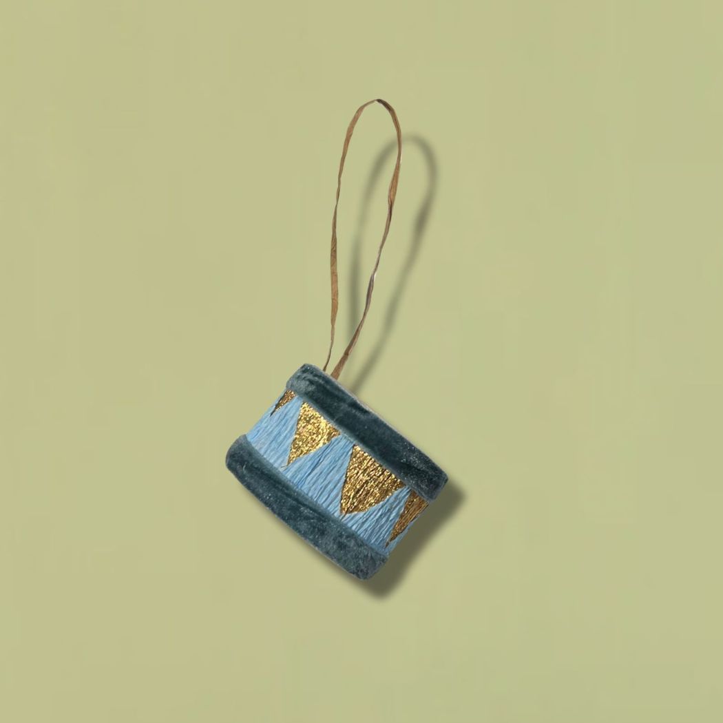 Christmas Ornaments - Blue Drum