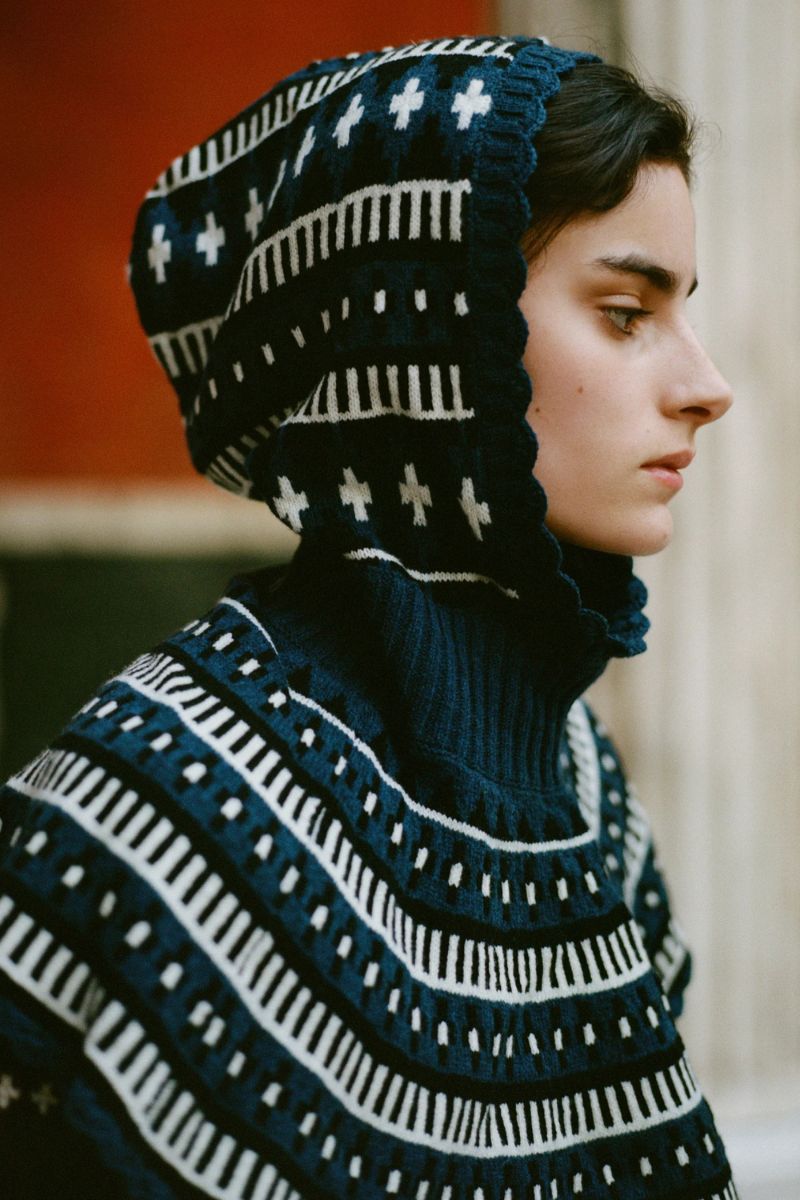 Linea Fair Isle Balaclava - Blue