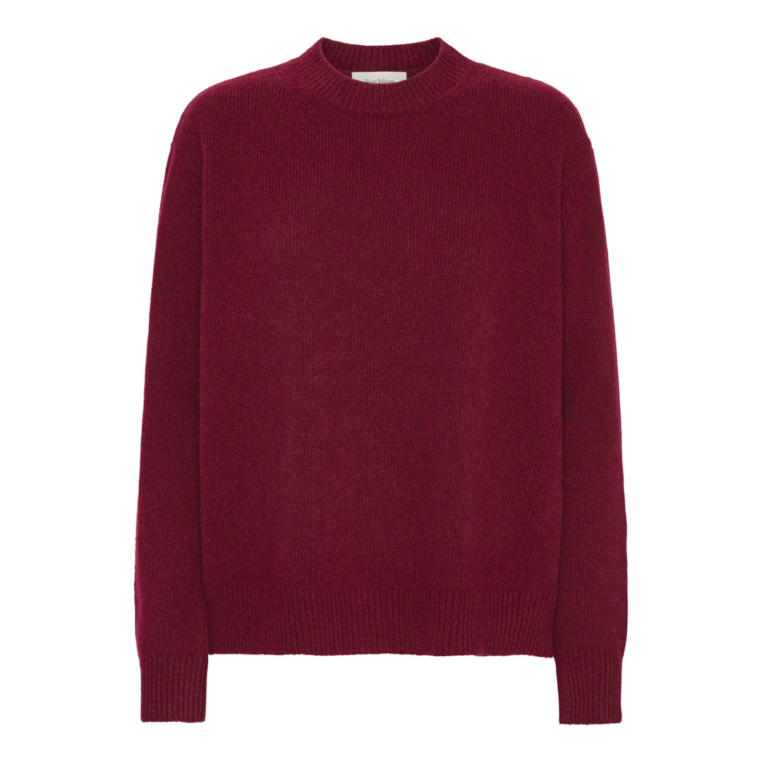 New Teddy Jumper - Bordeaux