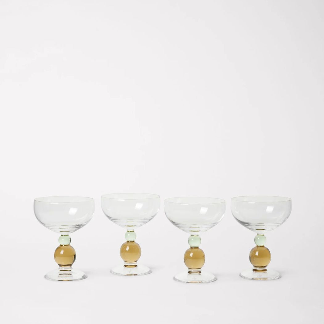 Noam Champagne Glas - Hazel/Jade