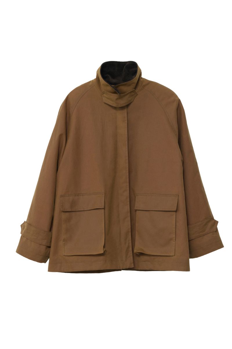 Oilskin Jacket - Brown