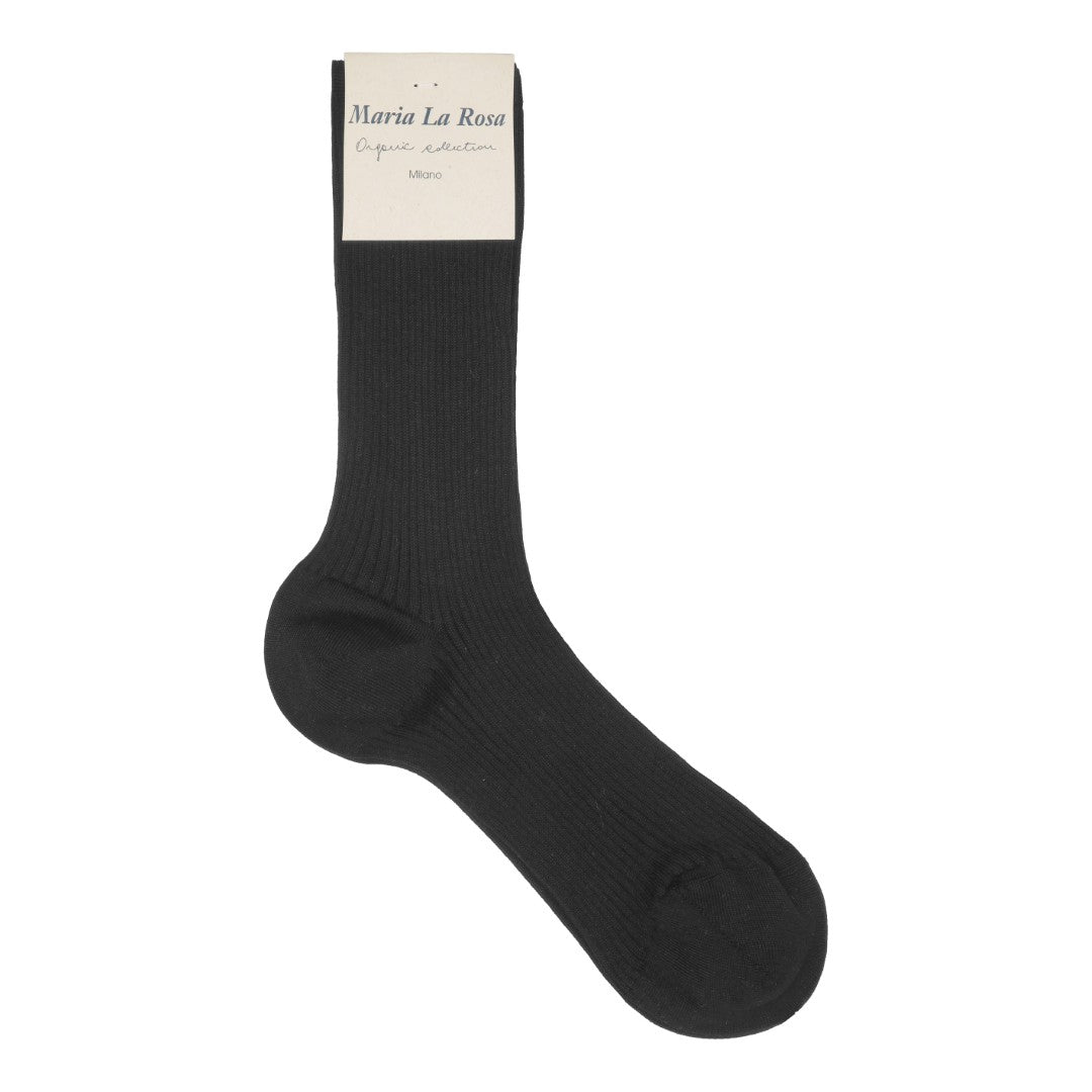 Organic Cotton Strømper - Black
