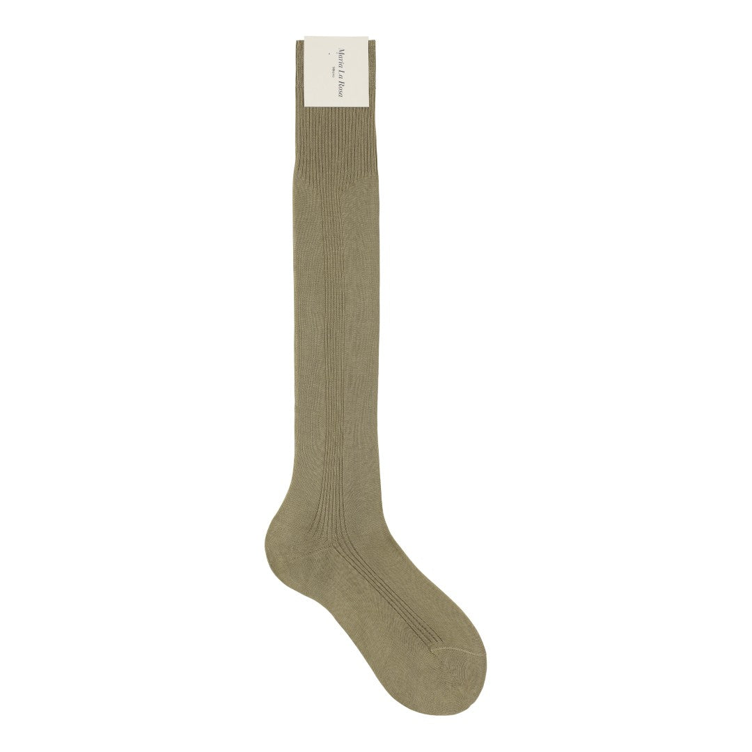 Organic Cotton Strømper Lange - Military