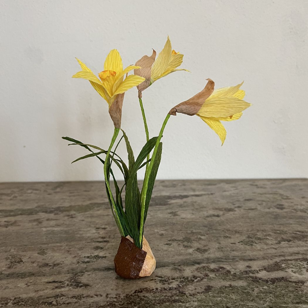 Papirblomt - 3 Påskeliljer