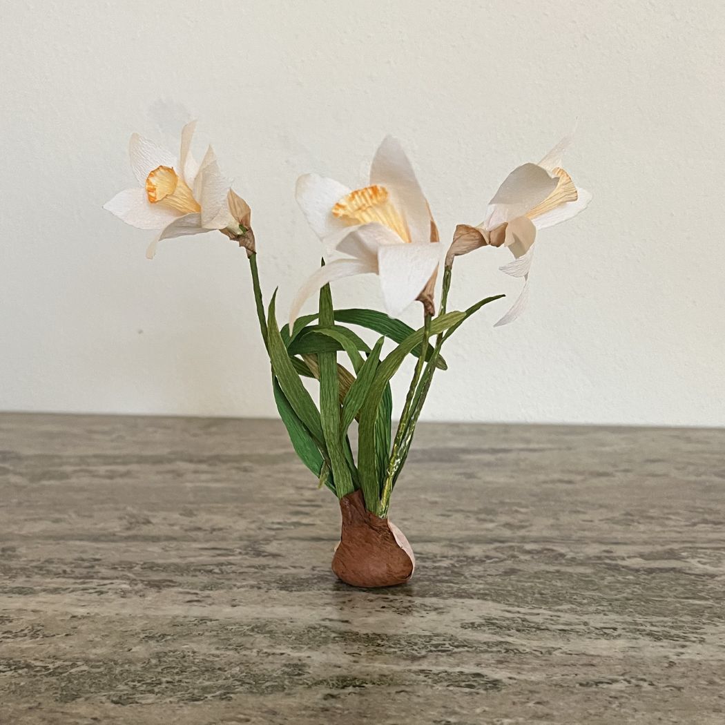 Paper flower - 3 pansies