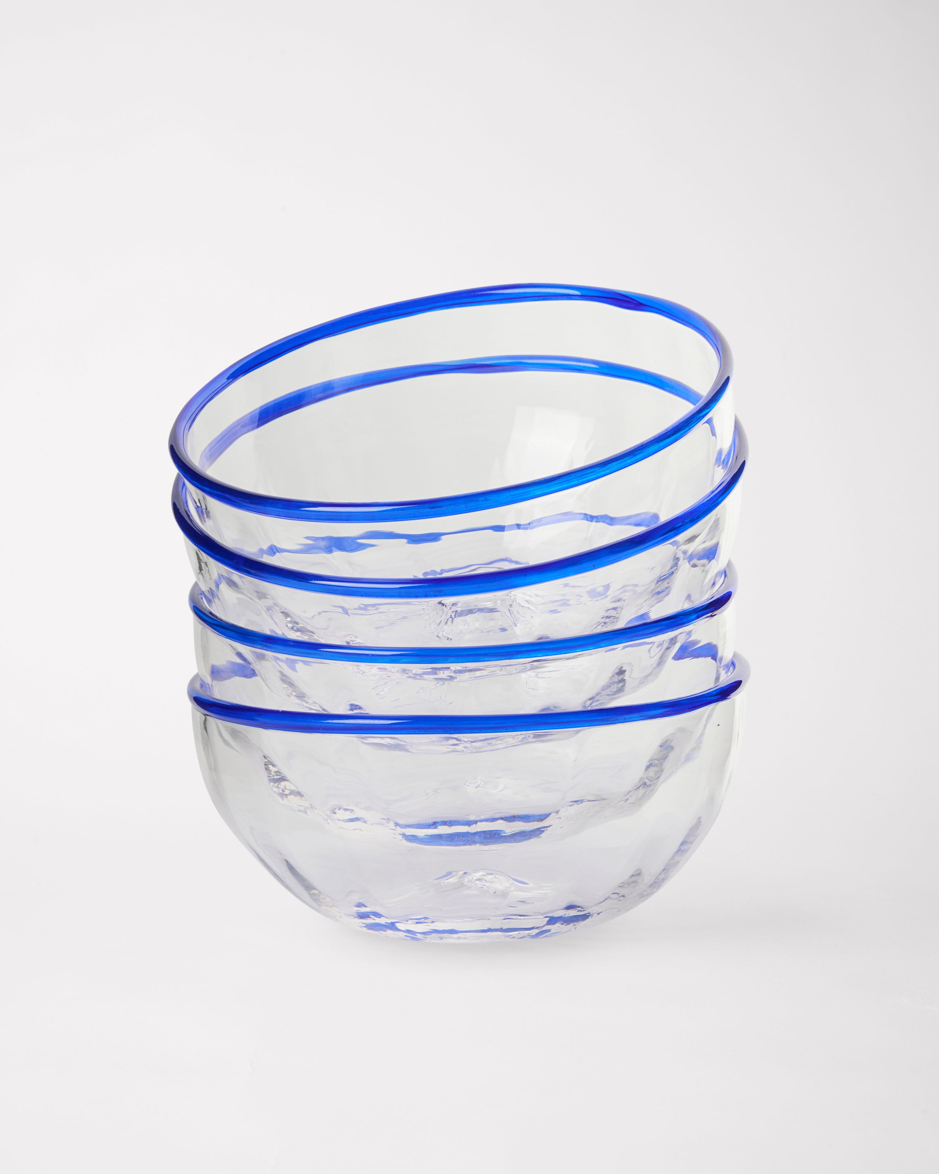 Peter Glasskål - Sapphire Set of four