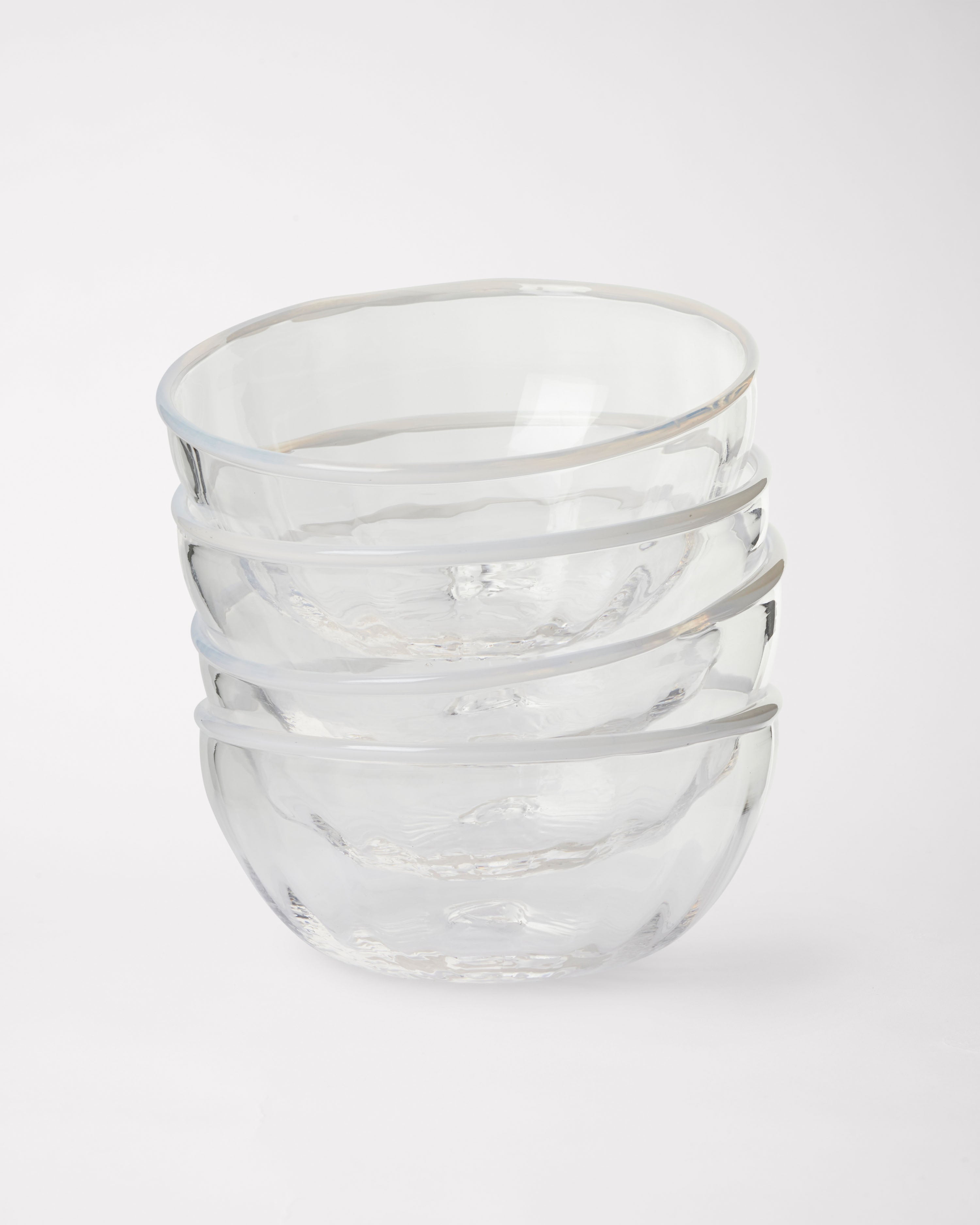 Peter Glasskål - White Set of four