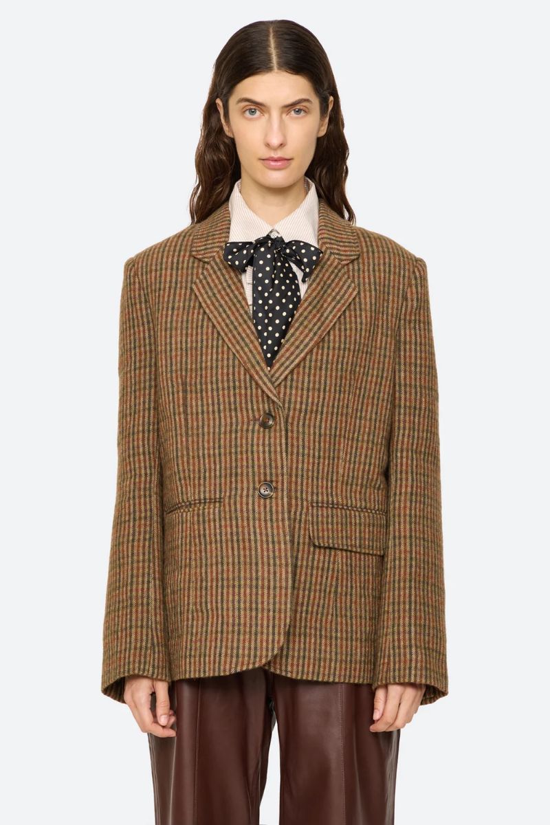 Julia Plaid Blazer - Multi