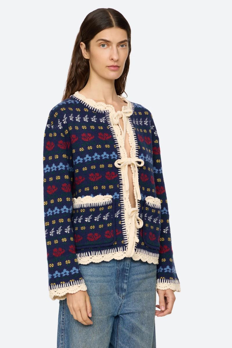 Preston Cardigan - Navy
