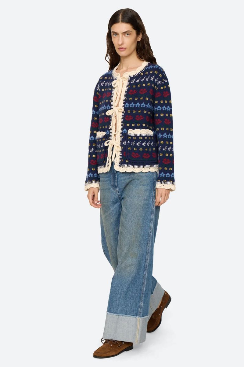 Preston Cardigan - Navy