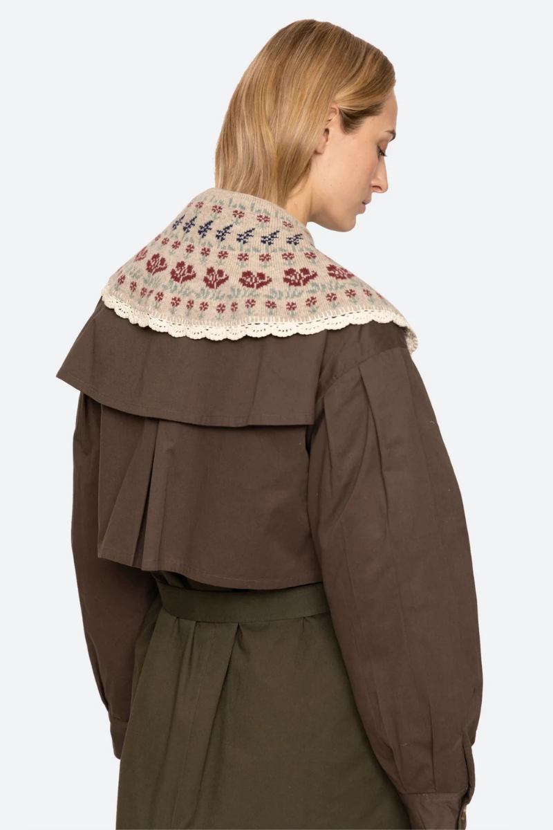 Preston Knit Collar - Cream