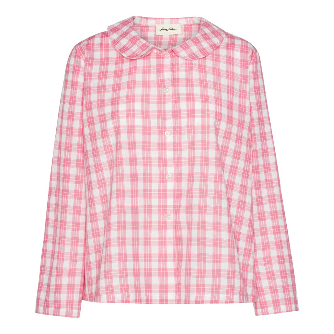 Sine Skjorte - Pink Check