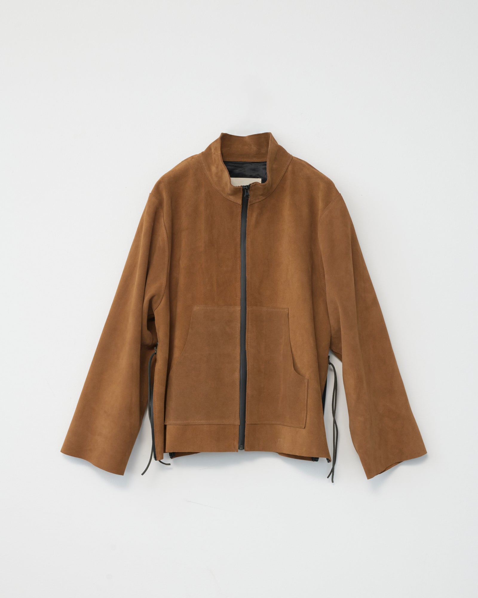 Suede Anorak - Cognac
