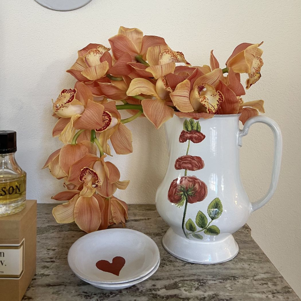 Triple Rose Pitcher