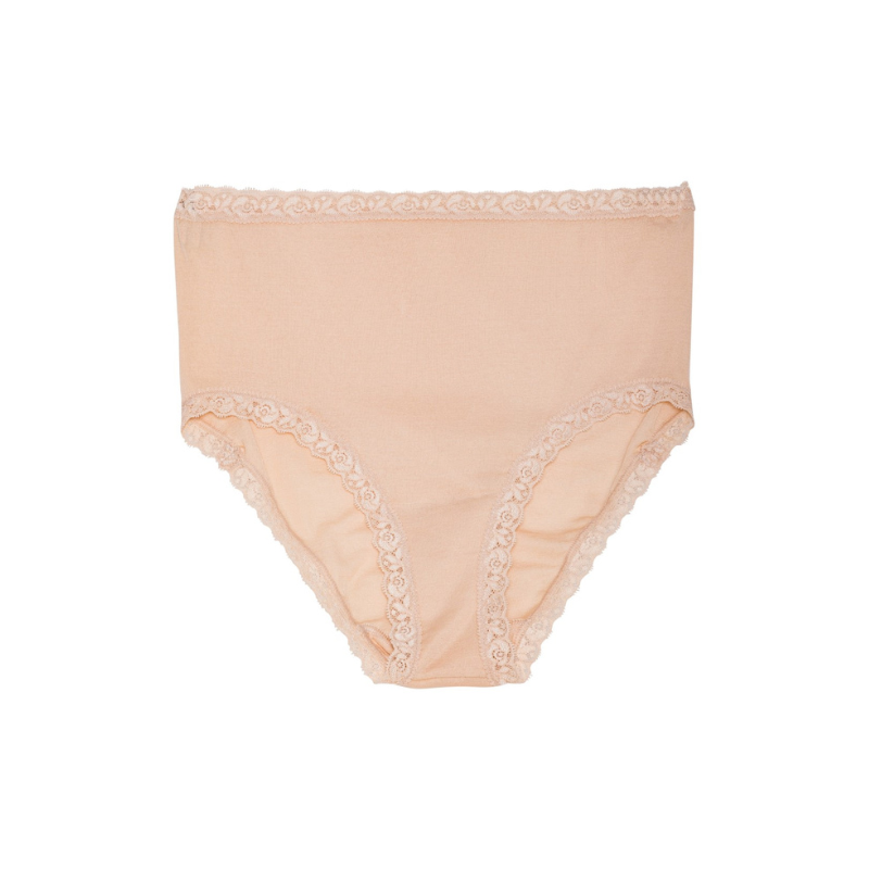 Trusser cotton lisle high 310 - Powder Beige