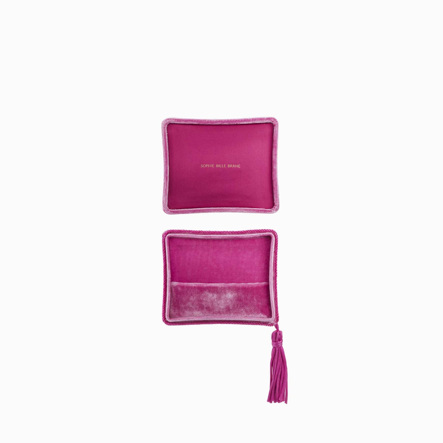 Velvet Pink Jewellery Box