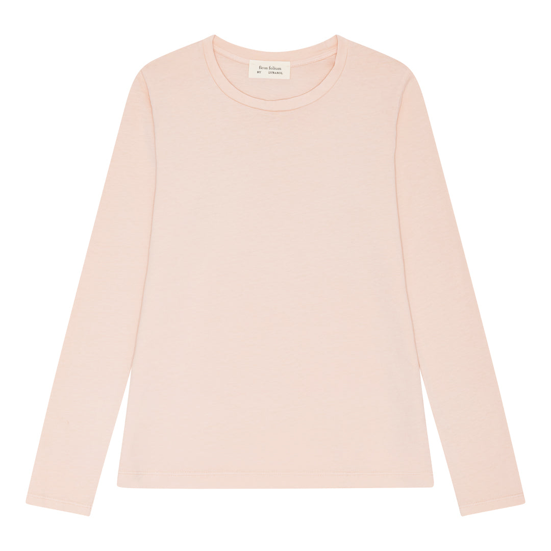 Wilma long sleeve tee - Rosa