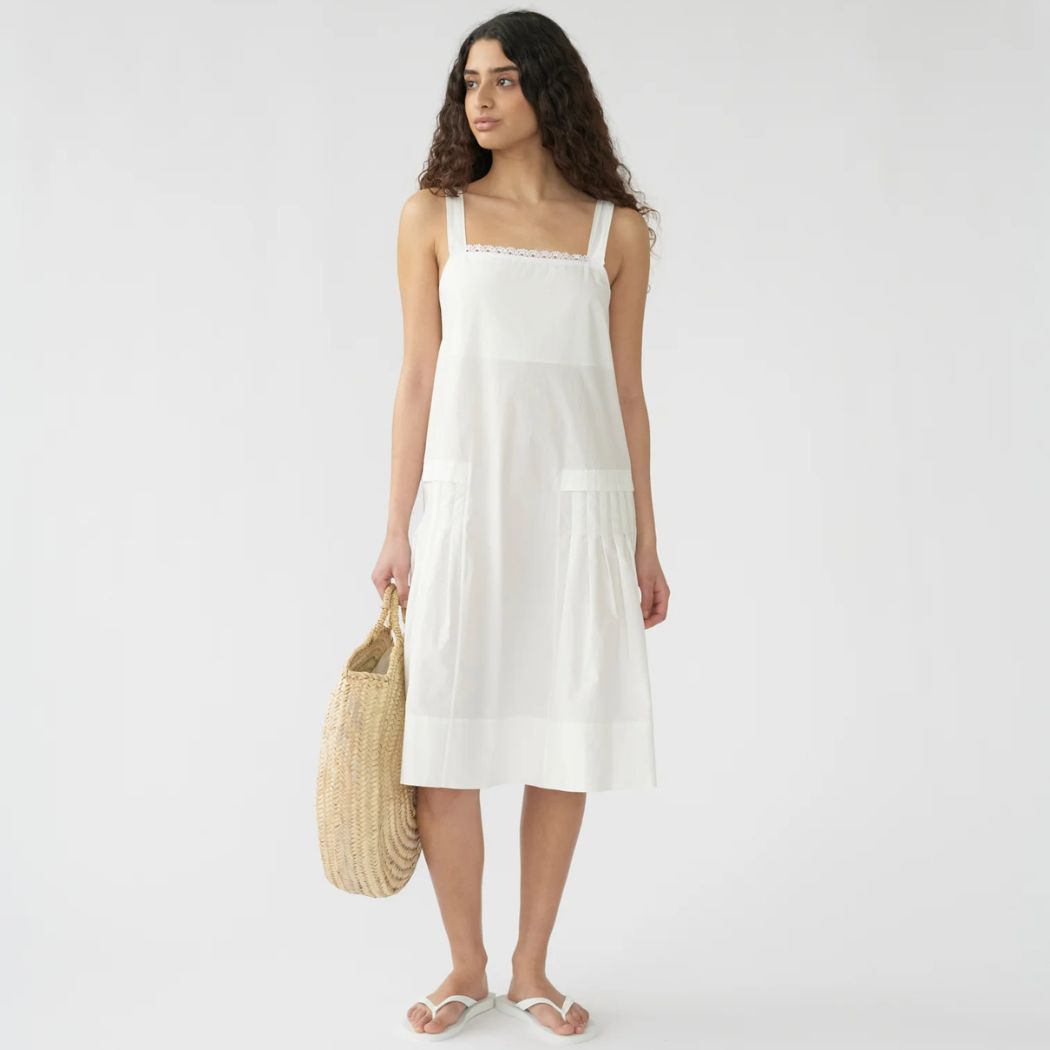 Light Poplin 20s - Dress - Ecru