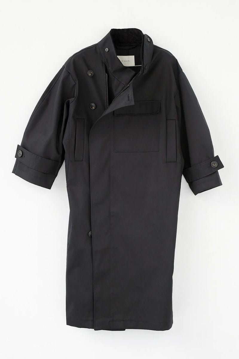 Water Resistant Coat - Black