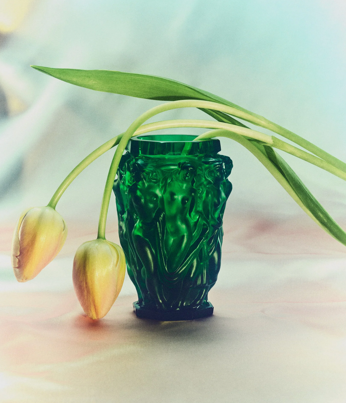 Michael Glass Vase - Emerald 